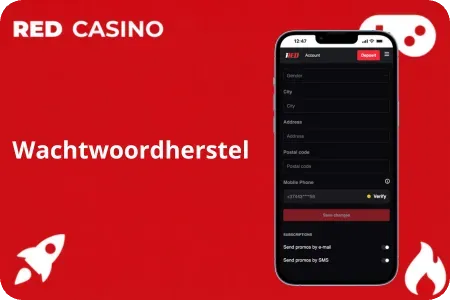 Zo herstel je het Red casino